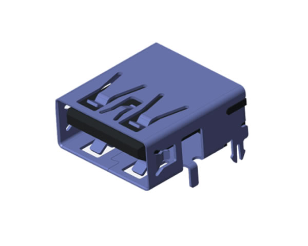 USB 2.0 AF DIP 90度 L=13.7 腳長(zhǎng)1.5-2.2-3.0